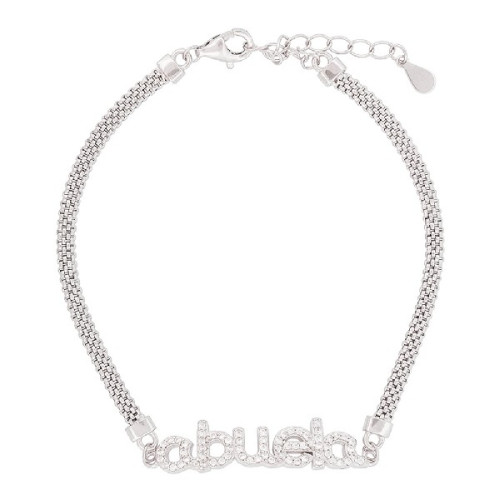 PULSERA ABUELA CZ + CADENA - PU5722R