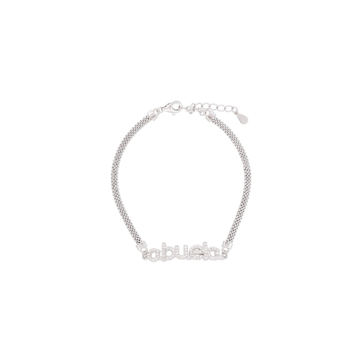 PULSERA ABUELA CZ + CADENA - PU5722R