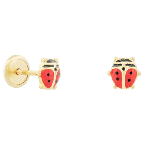 PENDIENTE ESMALTE MARIQUITA ROSCA TACO DE 3 UD - PE3746CH