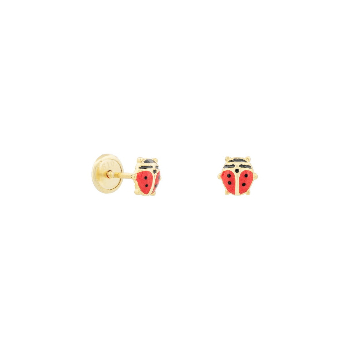 PENDIENTE ESMALTE MARIQUITA ROSCA TACO DE 3 UD - PE3746CH
