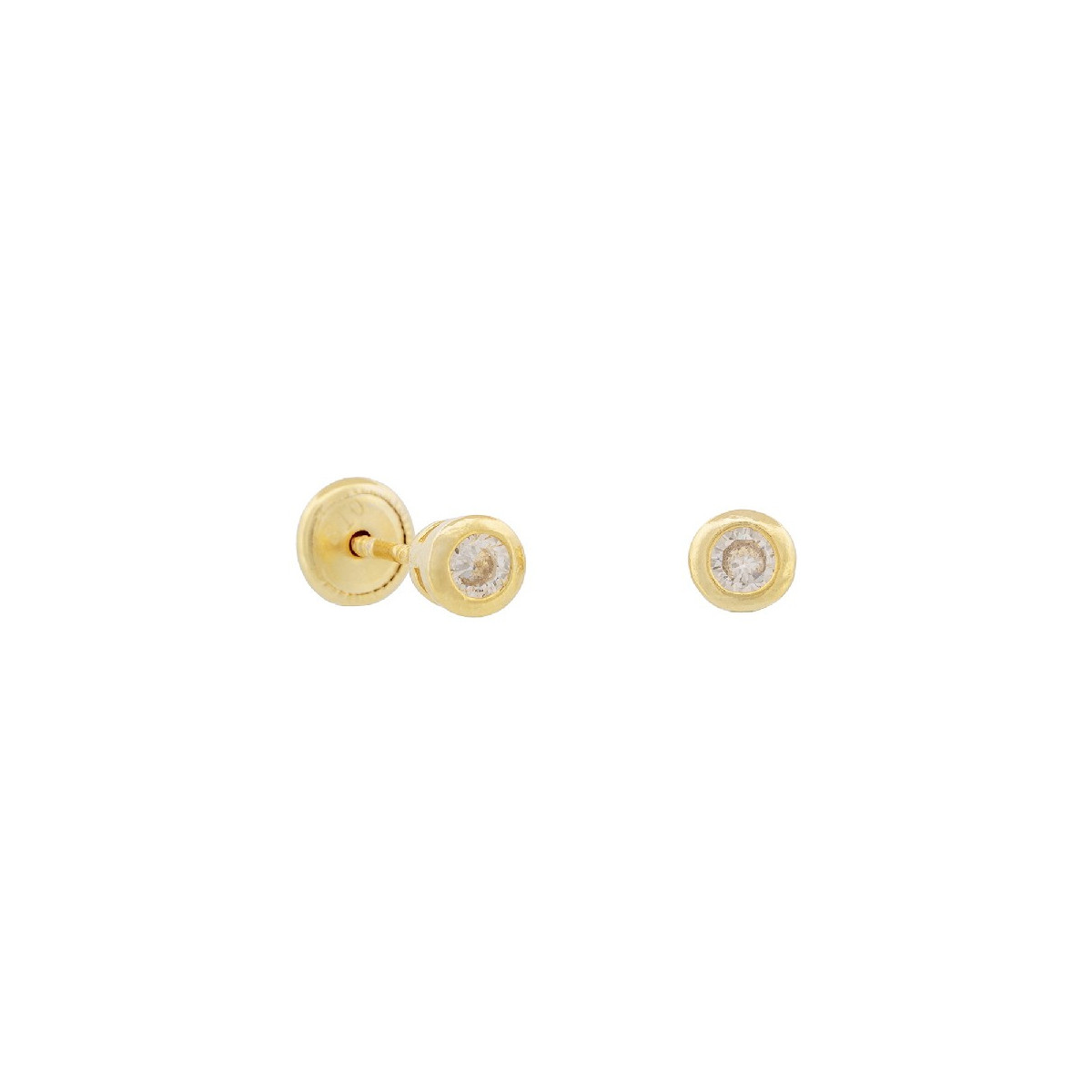 PENDIENTE CHATON CZ ROSCA TACO DE 3 UD - PE5461CH
