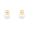 PEND. BOLA PLATA 3 MM + PERLA 4 MM  - PE6553CH