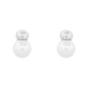 PEND. BOLA PLATA 3 MM + PERLA 4 MM  - PE6553R