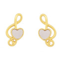 PEND. CLAVE DE SOL CORAZON NACAR - PE6567CH