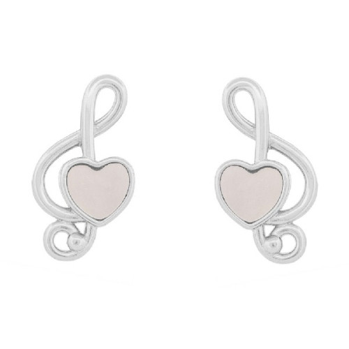 PEND. CLAVE DE SOL CORAZON NACAR - PE6567R