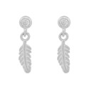 PEND. CHATON + PLUMA COLGANDO - PE6590R