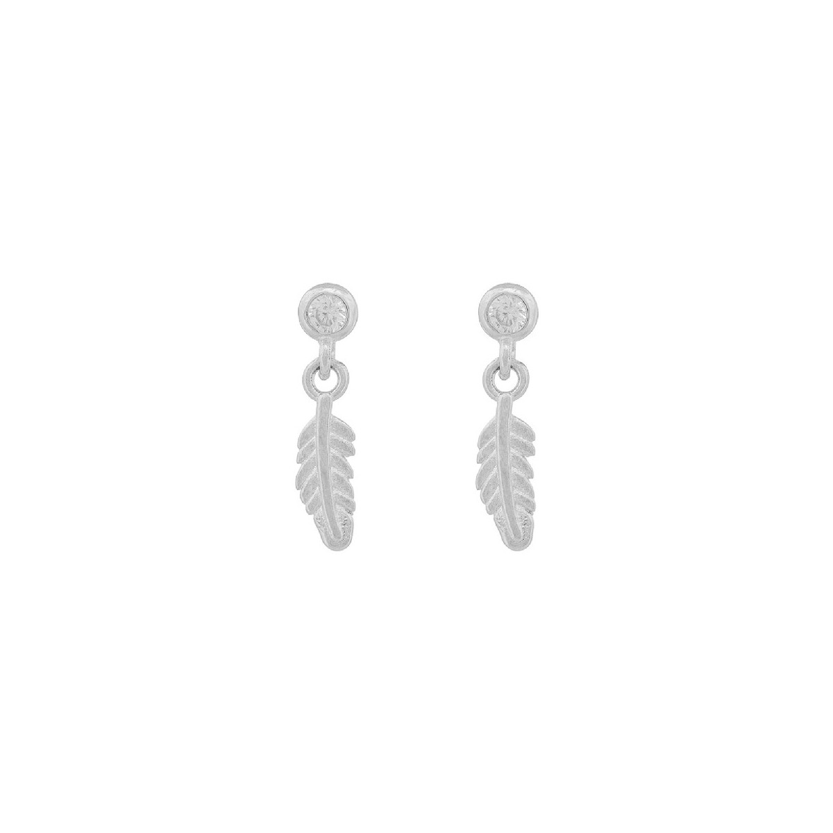 PEND. CHATON + PLUMA COLGANDO - PE6590R