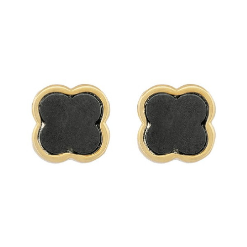 PEND. TREBOL 4 HOJAS ONIX - PE6593CH/10