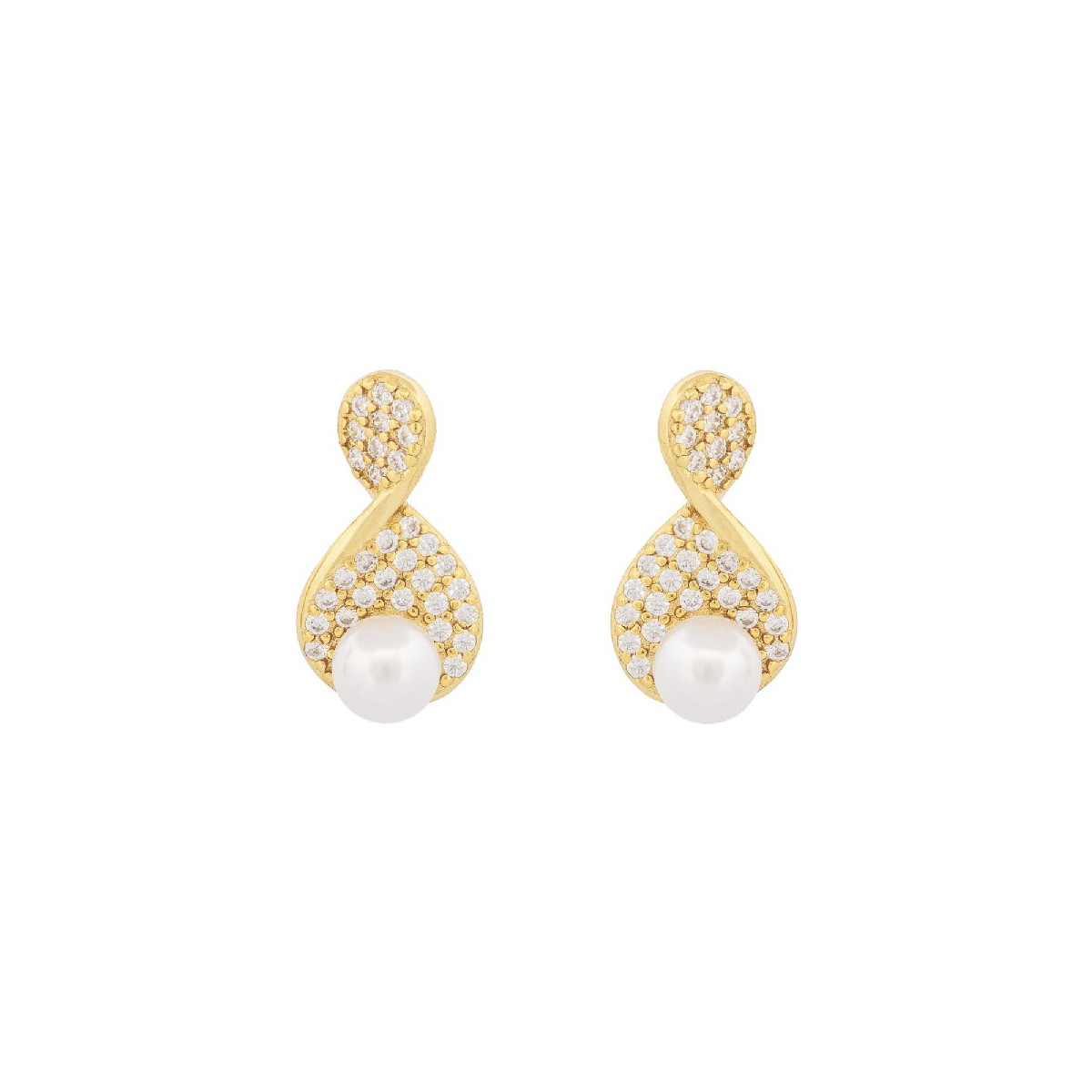 PEND. OCHO CZ CON PERLA - PE6568CH