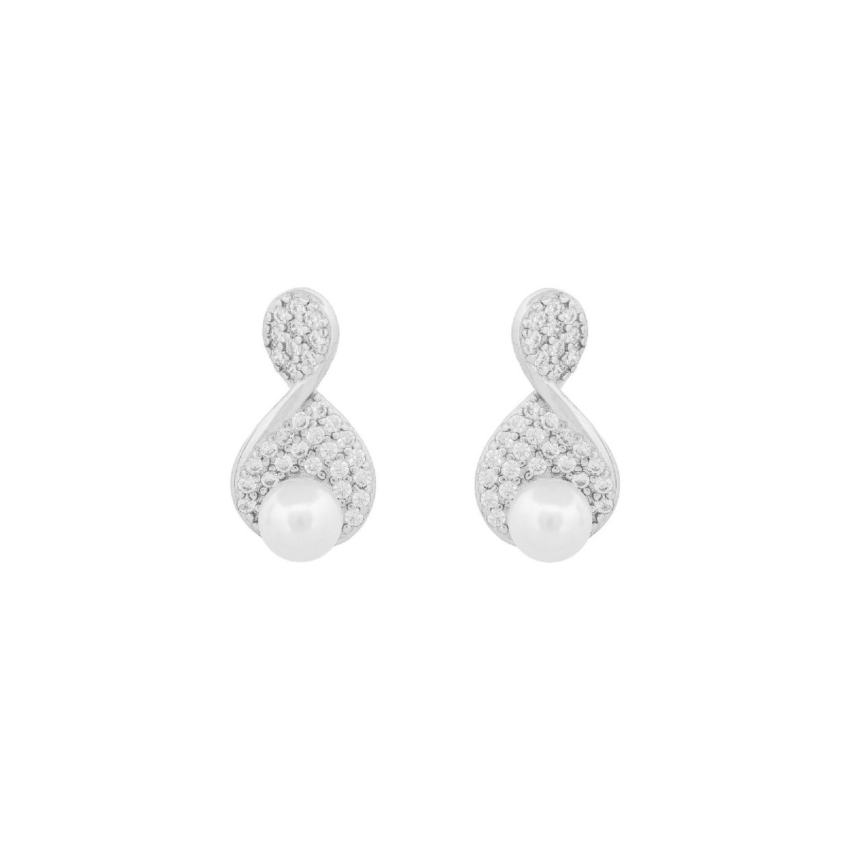 PEND. OCHO CZ CON PERLA - PE6568R