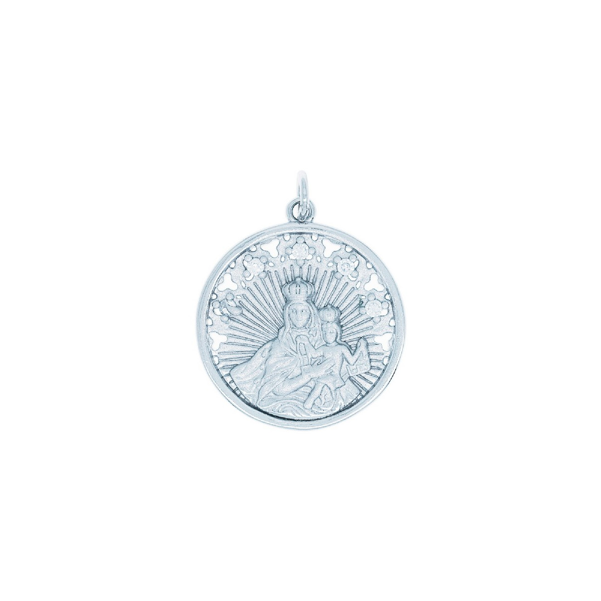 VIRGEN CARMEN 25 MM 5 CZ RODIO - CO2892R