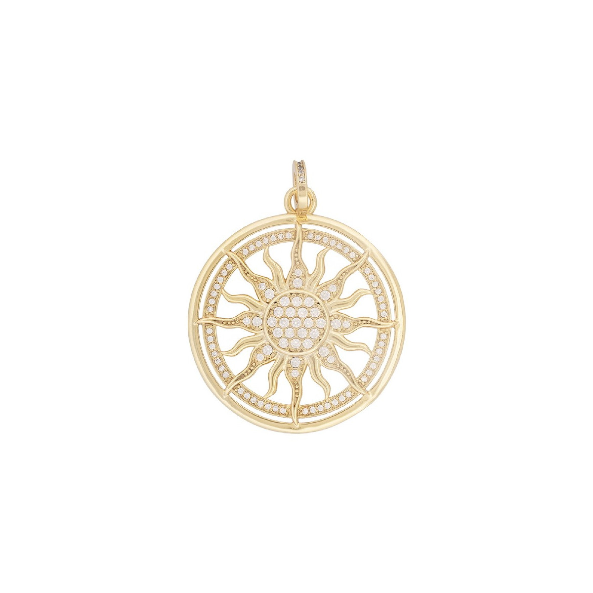COLGANTE REDONDO SOL CZ - CO2986CH