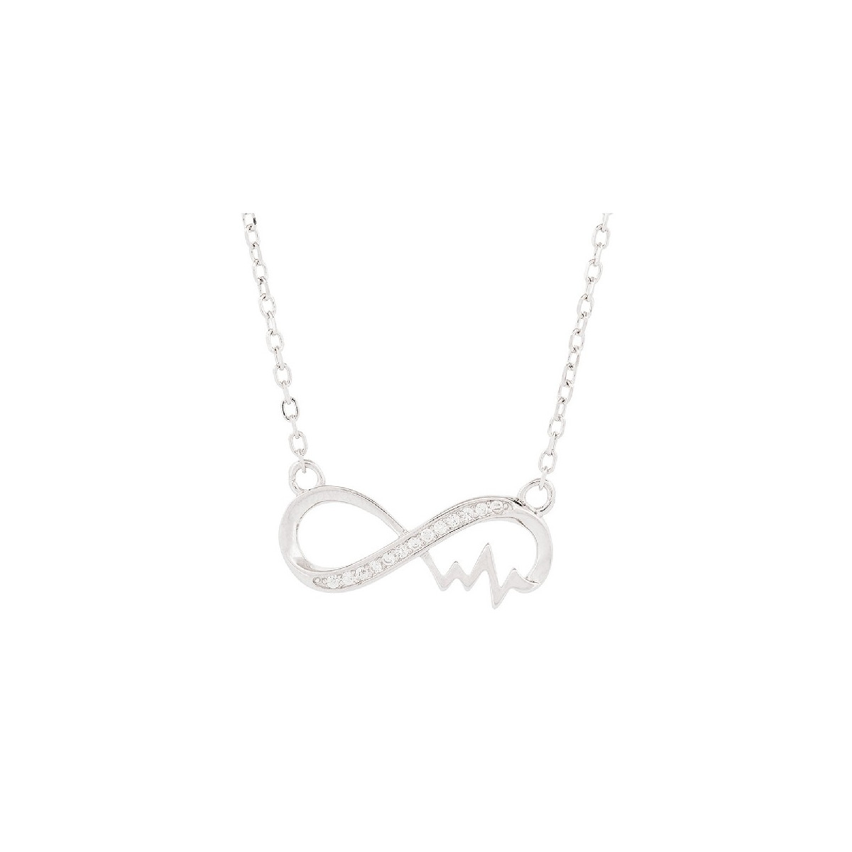 GARG. INFINITO CZ CON LINEA DE LA VIDA - GA1871R
