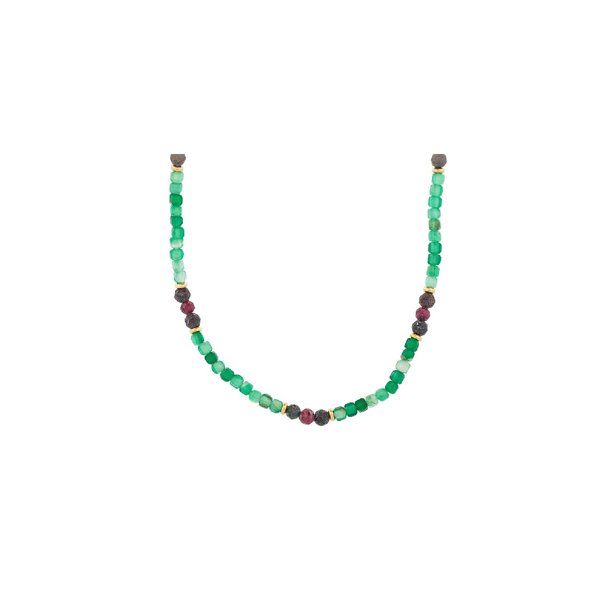 GARGANTILLA PIEDRAS DE COLORES - GA1876CH/16