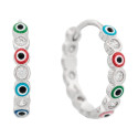 PENDIENTE ARO OJO TURCO 17 MM  - PE6607R/24