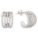 PENDIENTE ARO PRESION LINEAS CZ - PE6611R