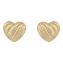 PENDIENTE CORAZON LABRADO LISO - PE6616CH