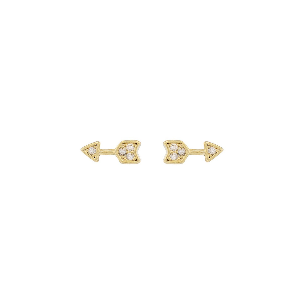 PENDIENTE FLECHA CZ T-3UDS - PE6635CH