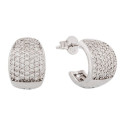PENDIENTE ARO ANCHO CZ PRESION - PE6642R