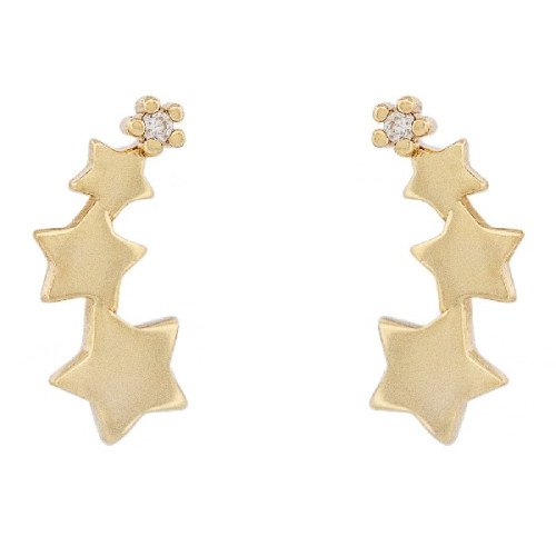 PE. 3 ESTRELLAS LISAS + CZ TREPADOR - PE6643CH
