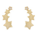 PE. 3 ESTRELLAS LISAS + CZ TREPADOR - PE6643CH
