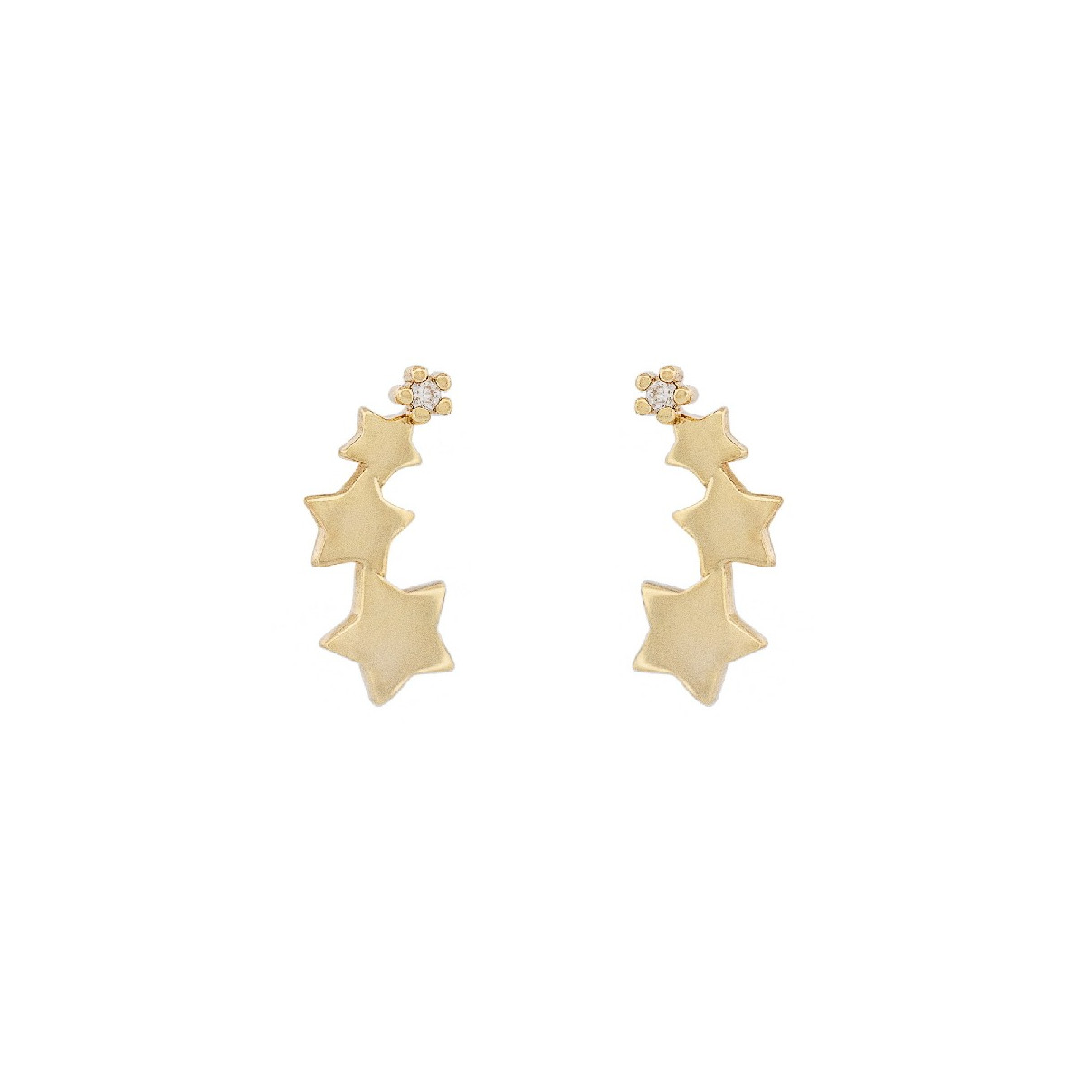 PE. 3 ESTRELLAS LISAS + CZ TREPADOR - PE6643CH