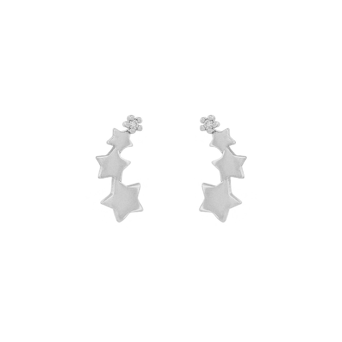 PE. 3 ESTRELLAS LISAS + CZ TREPADOR - PE6643R