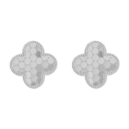 PENDIENTE TREBOL 4 HOJAS FACETADA - PE6645R