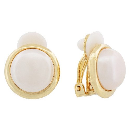 PENDIENTE PERLA CON CERCO CLICK - PE6646CH