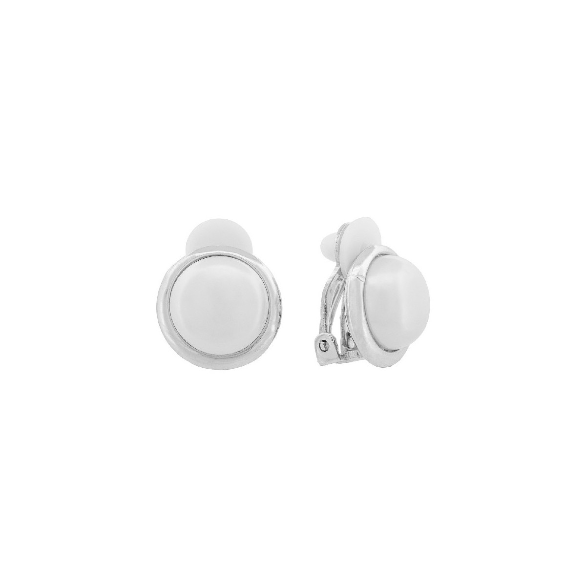PENDIENTE PERLA CON CERCO CLICK - PE6646R