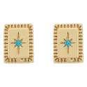 PENDIENTE RECTANGULAR CZ CENTRO - PE6648CH