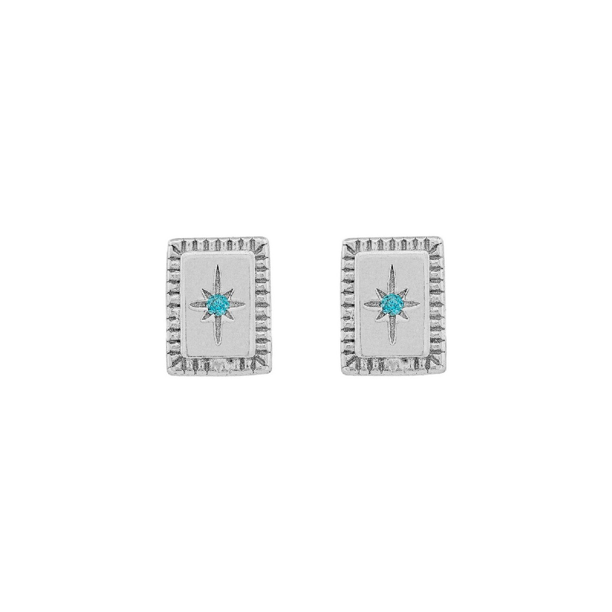 PENDIENTE RECTANGULAR CZ CENTRO - PE6648R