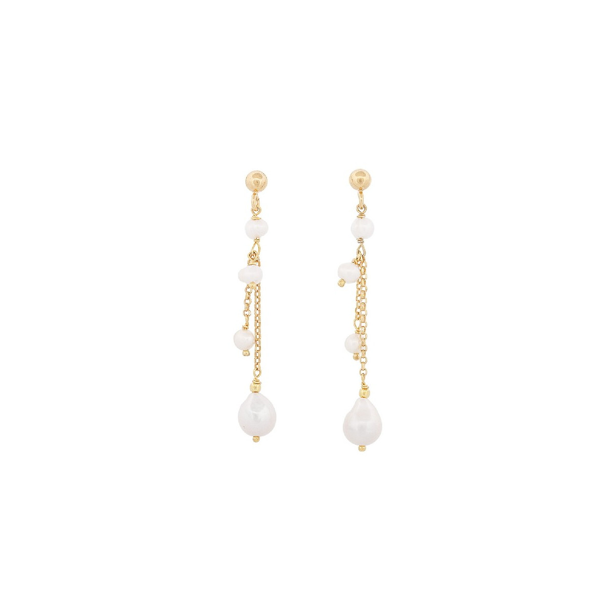 PENDIENTE PERLAS NATURALES COLGANDO - PE6653CH