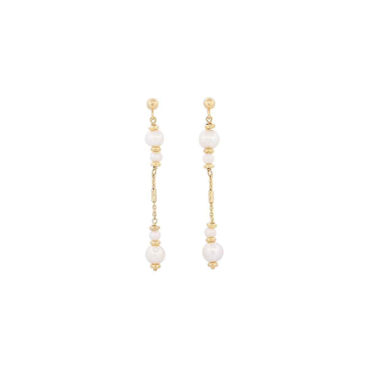 PENDIENTE PERLAS NATURALES COLGANDO - PE6654CH