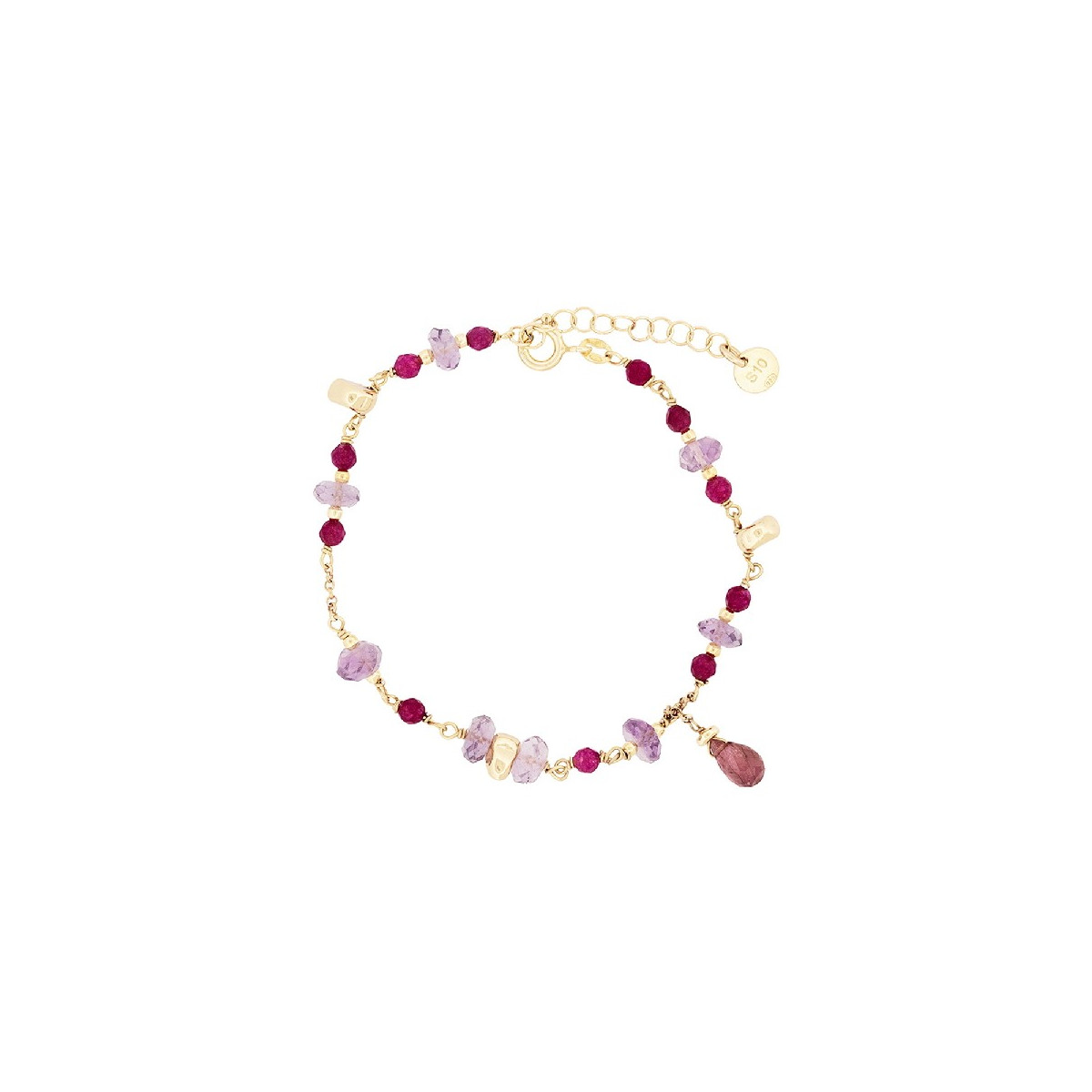 PULSERA AMATISTAS Y RUBIS - PU5756CH/01