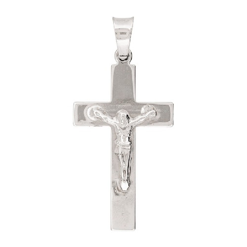 C. CRUZ PLANA CON CRISTO 28 X 16  - CO2989R