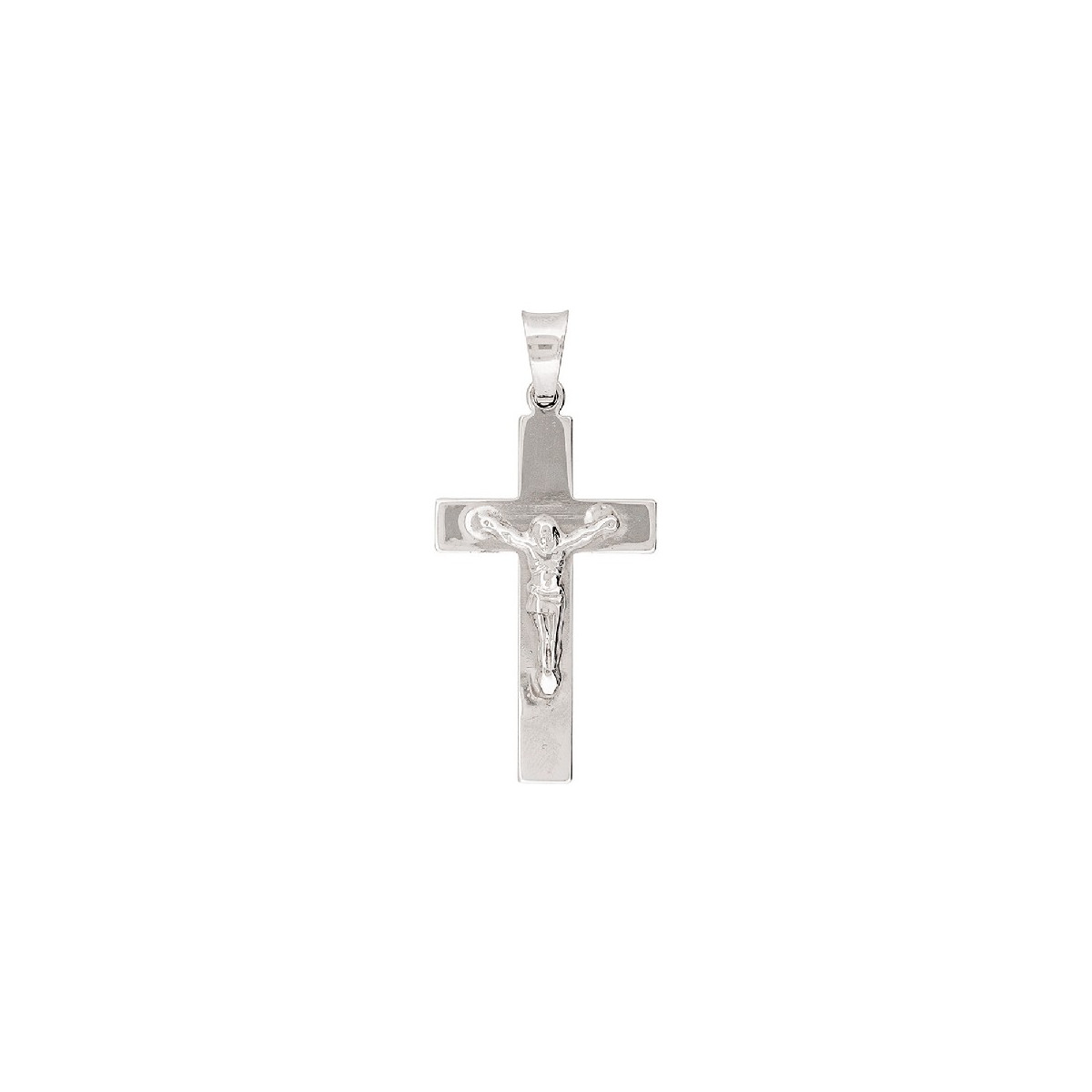 C. CRUZ PLANA CON CRISTO 28 X 16  - CO2989R