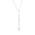 GARG. CZ CUADRADA + PERLA EN FORMA DE Y - GA1892R