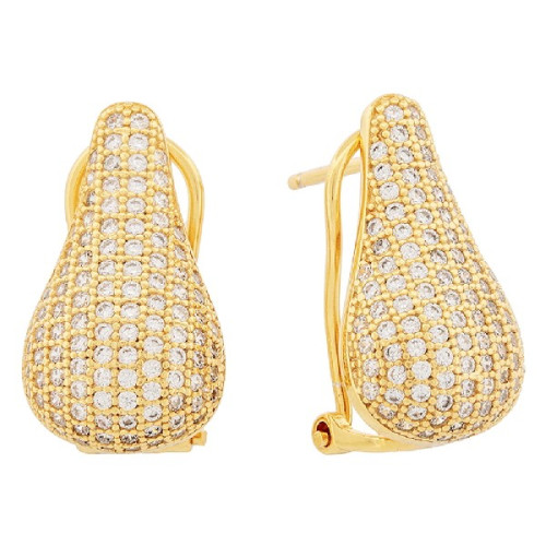 PENDIENTE OMEGA GOTA CZ - PE6666CH