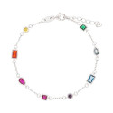 PULSERA CZ EN LINEA VARIAS FORMAS - PU5645R/24