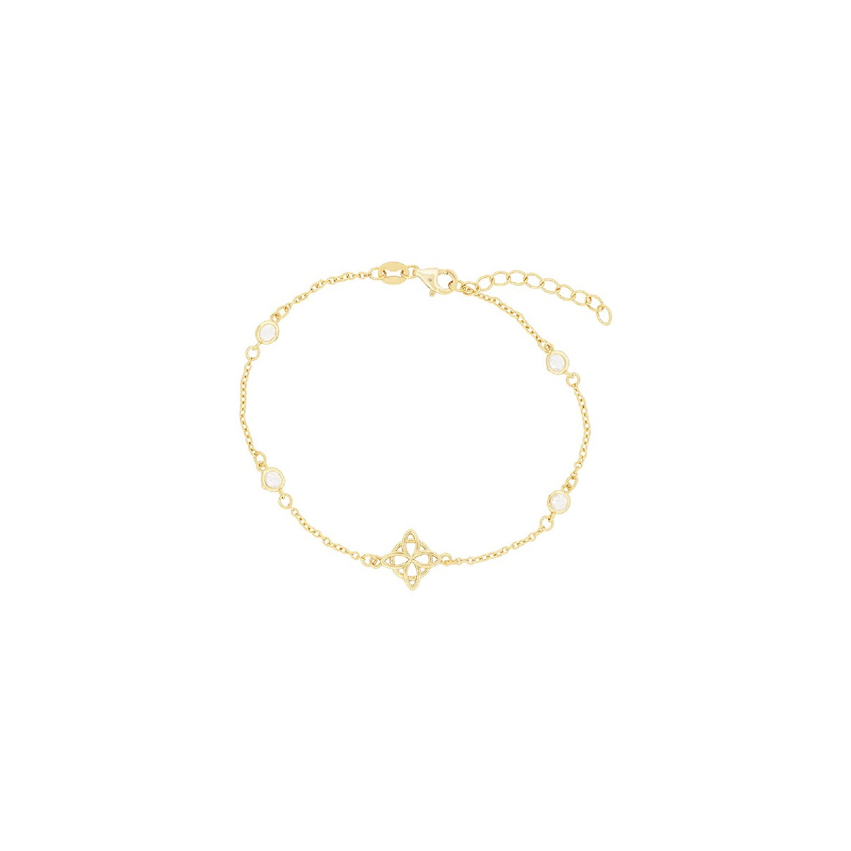 PUL. NUDO BRUJAS + 2 CZ A CADA LADO - PU5763CH/04