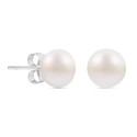 PENDIENTE PERLA DE RIO NATURAL 10MM - PE3424