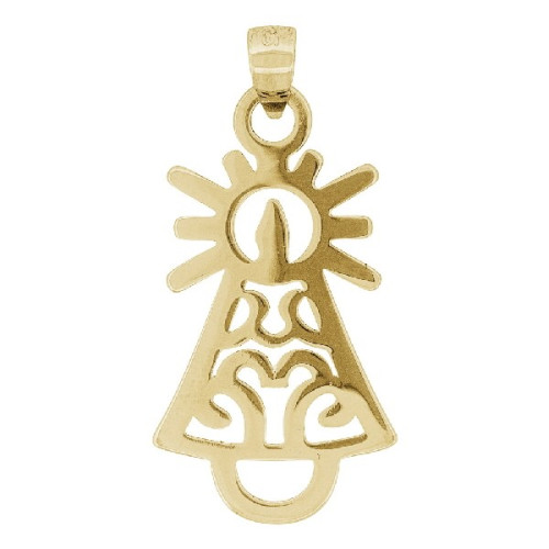 COLGANTE VIRGEN DEL PILAR CALADA - CO2992CH