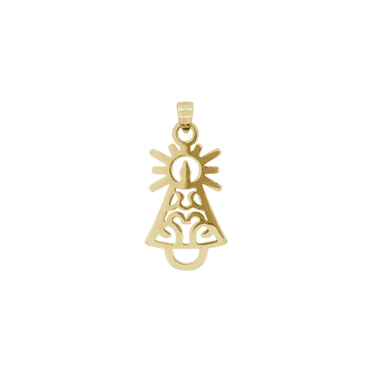 COLGANTE VIRGEN DEL PILAR CALADA - CO2992CH