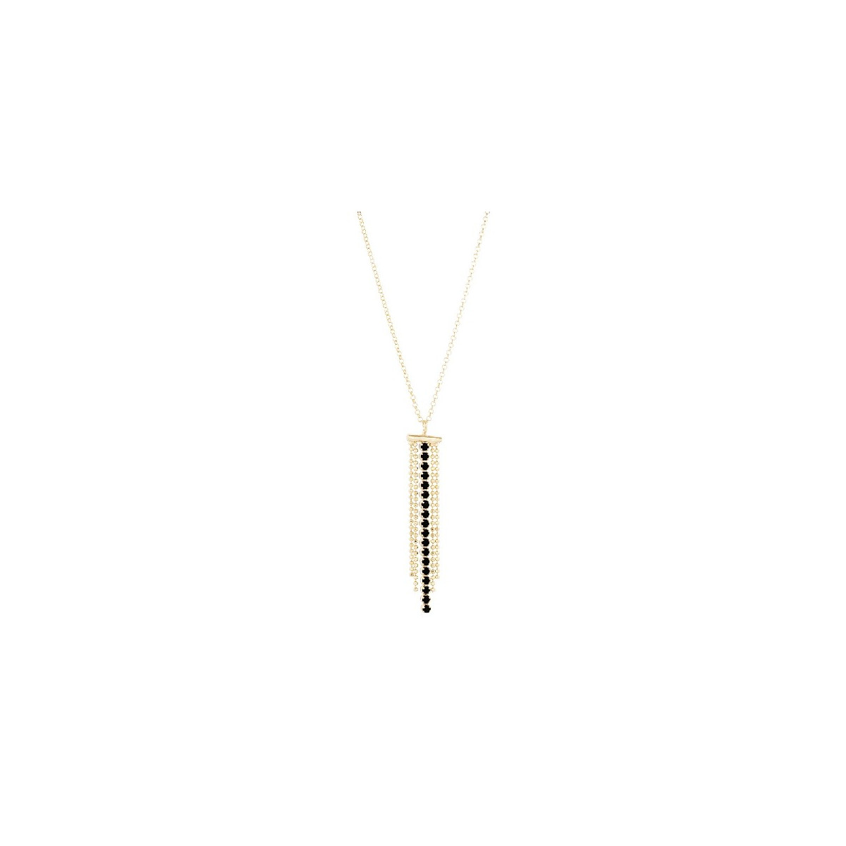GARG. CADENAS BOLITAS + CZ COLGANDO - GA1898CH/10