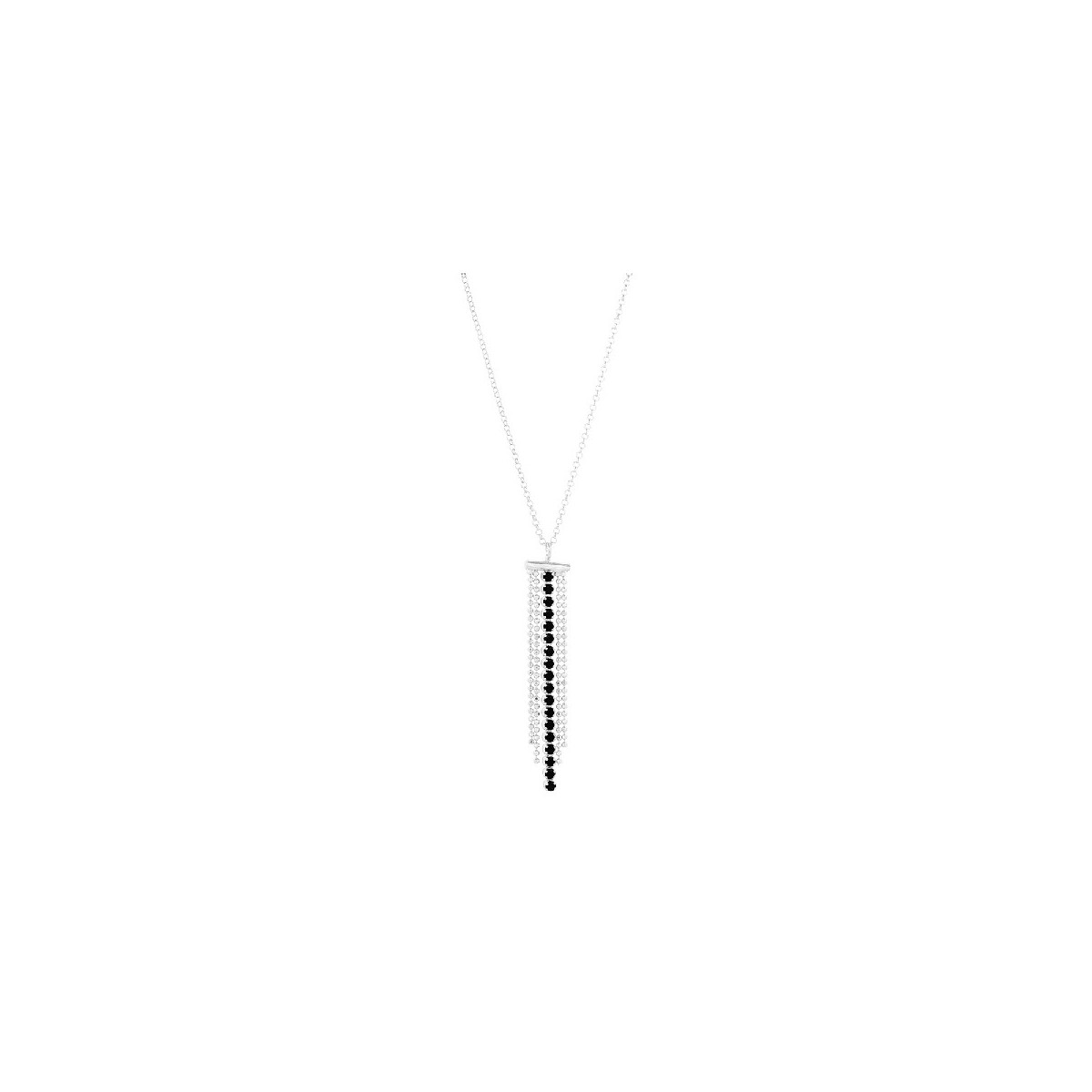 GARG. CADENAS BOLITAS + CZ COLGANDO - GA1898R/10