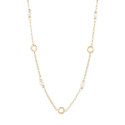 GARG. CADENA ROLO PERLA + CIRCULO CALADO - GA1901CH