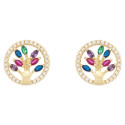 PENDIENTE REDONDO 12 MM ARBOL VIDA MULTI - PE6685CH/24