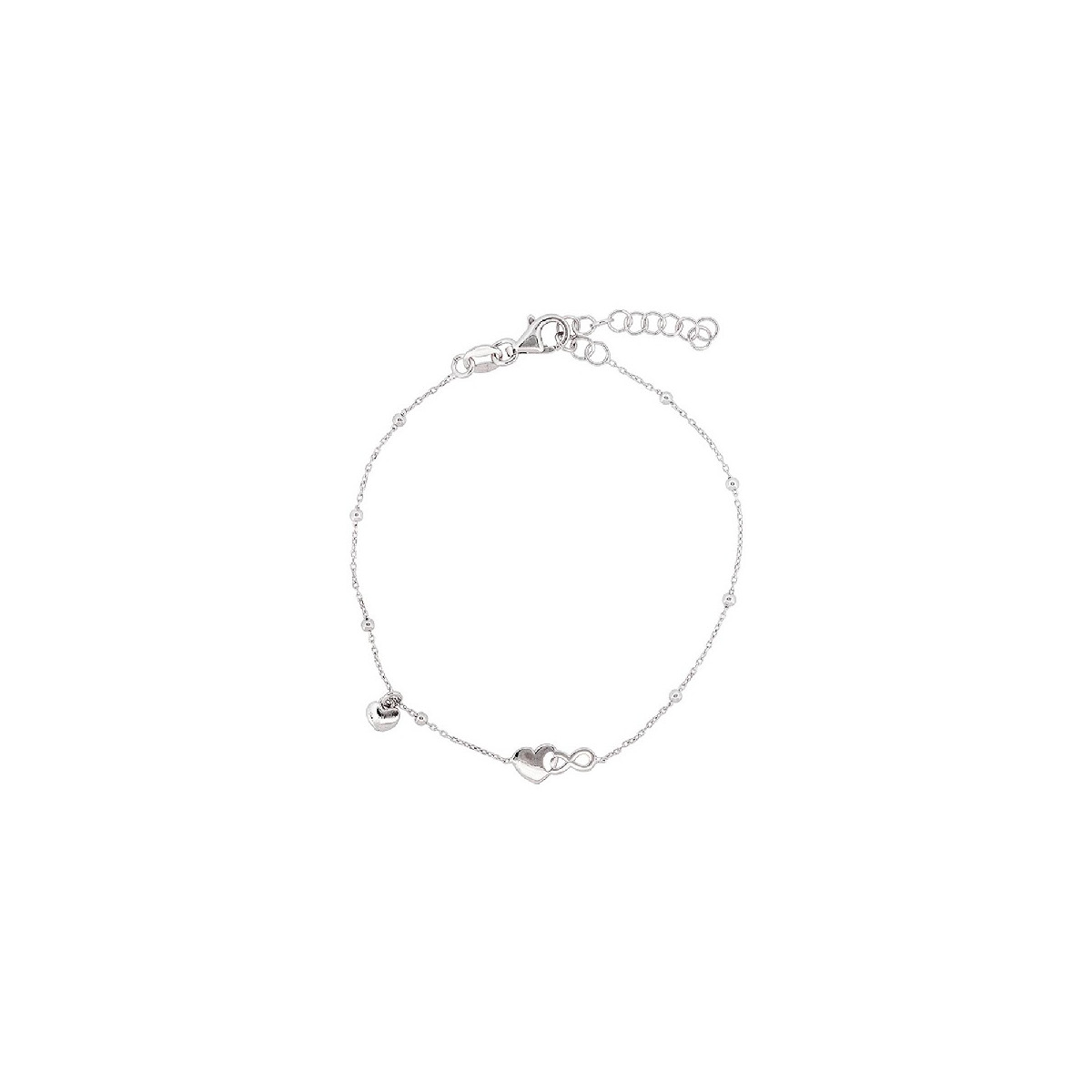 PUL. CADENA BOLITAS CORAZON INFINITO - PU5810R