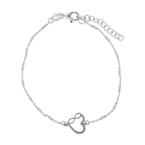 PUL. CADENA TUBOS + CORAZON INFINITO - PU5824R